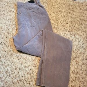 Grey American Eagle Corduroy Pants